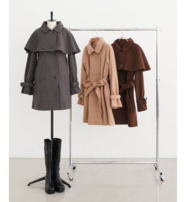  「ケープセットミディコート」|その他|