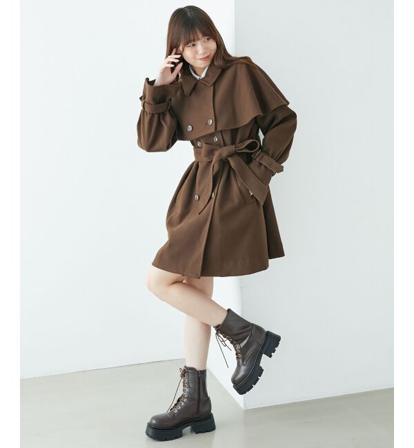  「ケープセットミディコート」|その他|