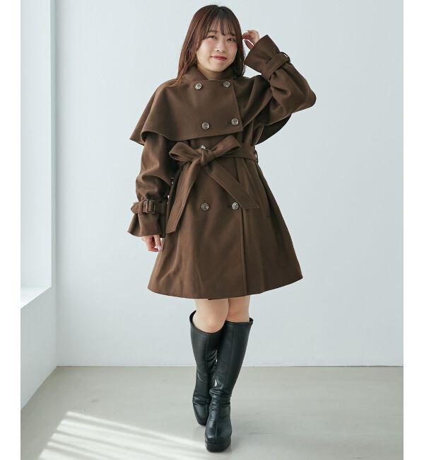  「ケープセットミディコート」|その他|