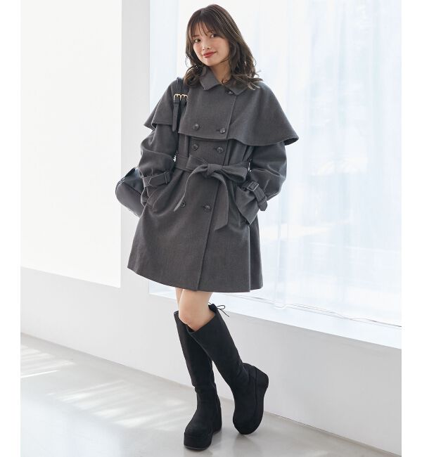  「ケープセットミディコート」|その他|