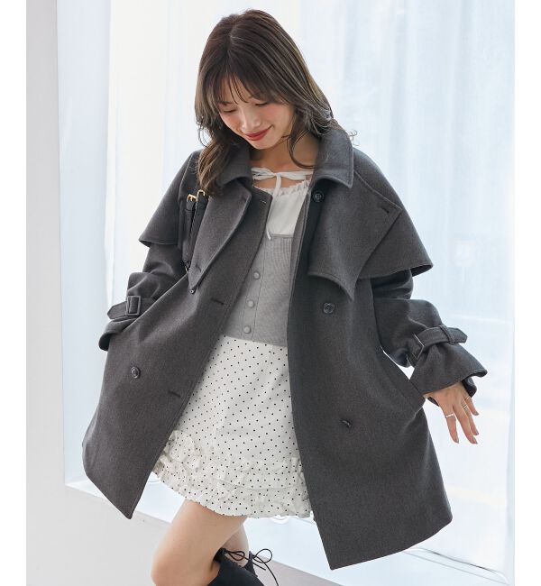  「ケープセットミディコート」|その他|