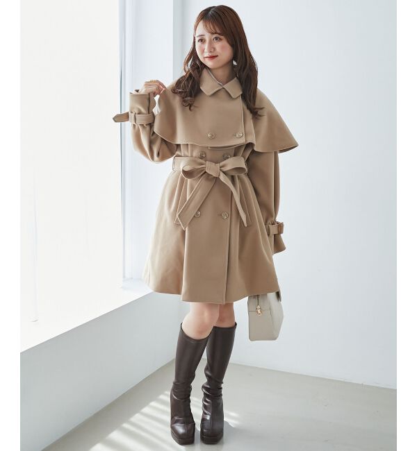  「ケープセットミディコート」|その他|