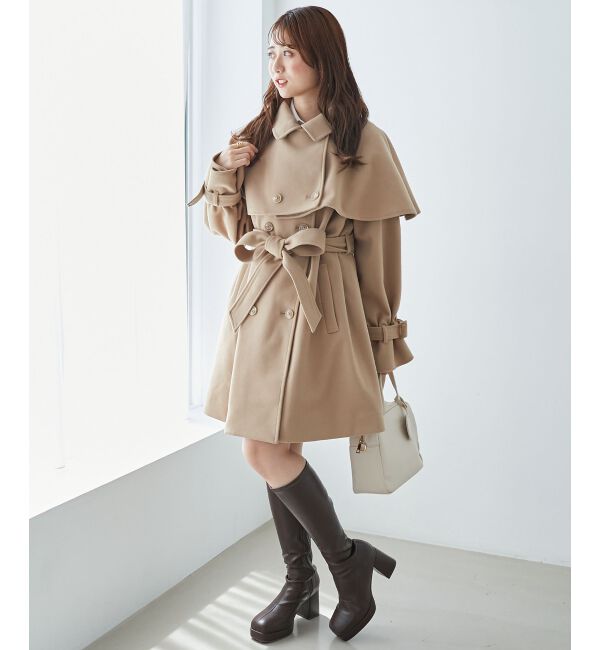  「ケープセットミディコート」|その他|