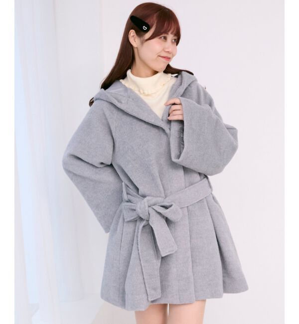  「フード付マルチwayフェイクファーコート」|その他|