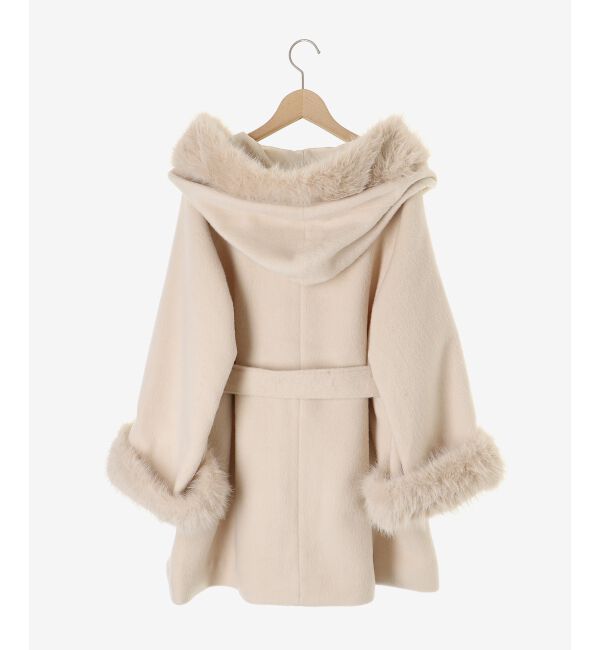  「フード付マルチwayフェイクファーコート」|その他|