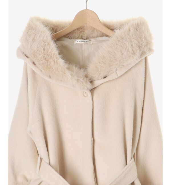  「フード付マルチwayフェイクファーコート」|その他|