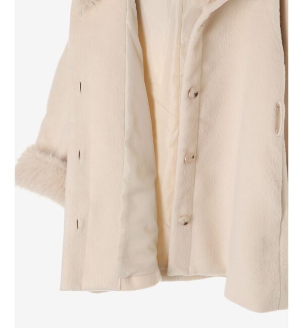  「フード付マルチwayフェイクファーコート」|その他|