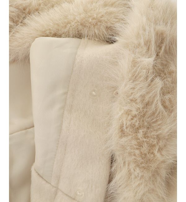  「フード付マルチwayフェイクファーコート」|その他|