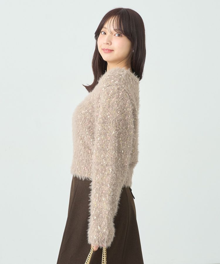 earth music&ecology「ジャンボノットシャギーニットプルオーバー」|ニット・セーター|