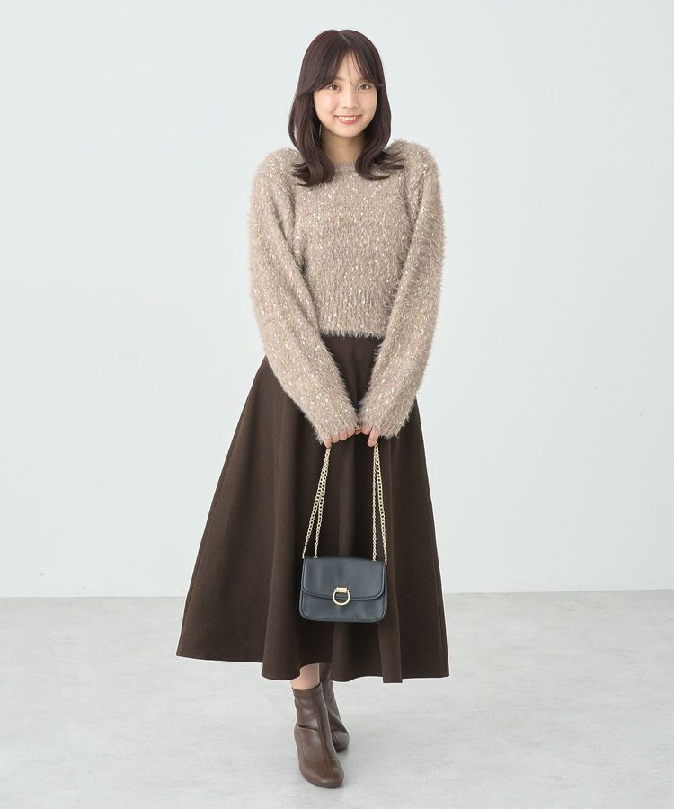 earth music&ecology「ジャンボノットシャギーニットプルオーバー」|ニット・セーター|