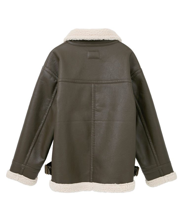 AMERICAN HOLIC「ボアフェイクレザーブルゾン」|その他|