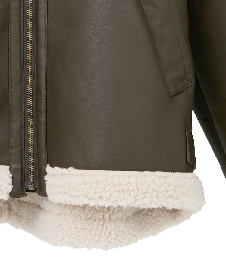 AMERICAN HOLIC「ボアフェイクレザーブルゾン」|その他|