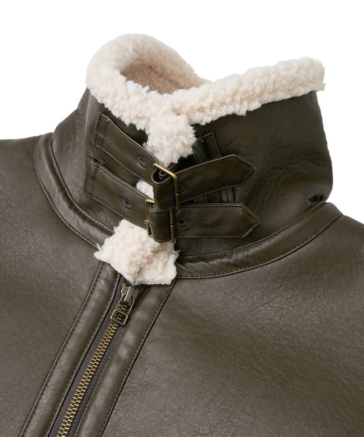 AMERICAN HOLIC「ボアフェイクレザーブルゾン」|その他|