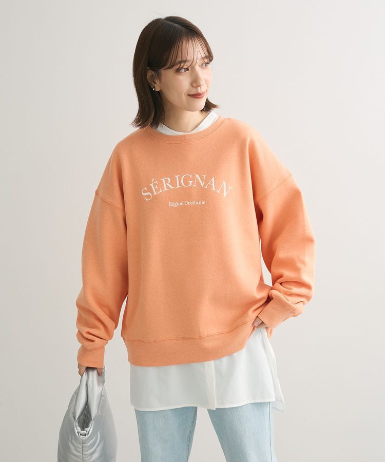 Green Parks「裏起毛アソートロゴプルオーバー」|スウェット・ジャージ|Orange