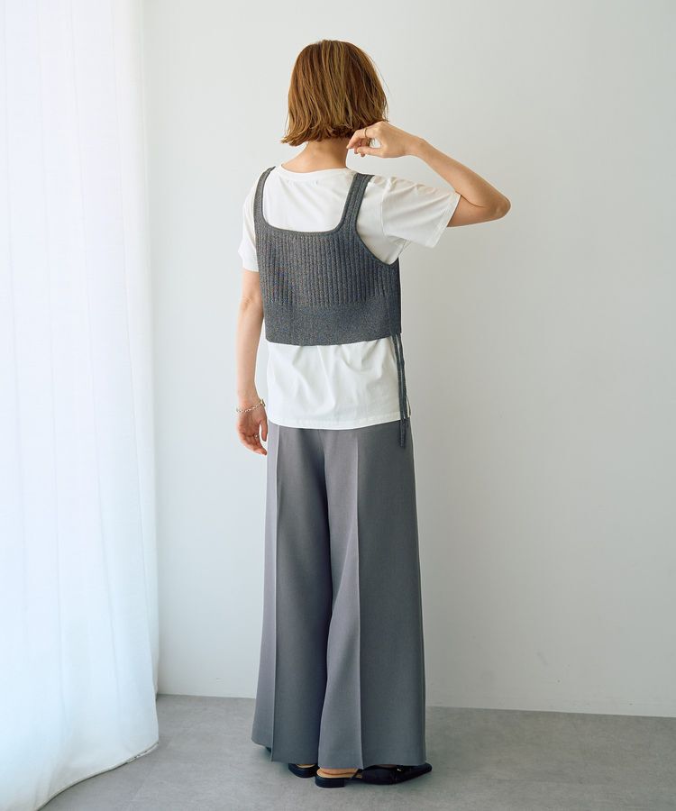 YECCA VECCA「ZIPニットビスチェ」|ニット・セーター|