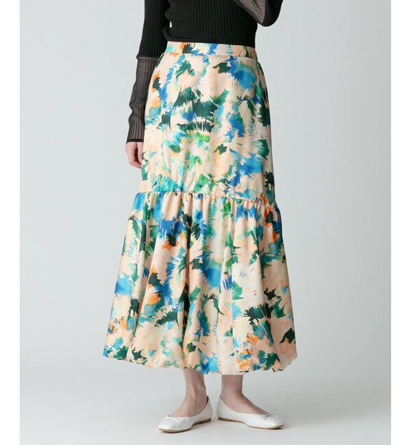 allureville「スイサイフラワーキリカエバルーンスカート」|スカート|