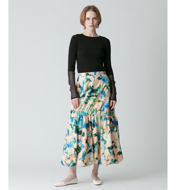 allureville「スイサイフラワーキリカエバルーンスカート」|スカート|