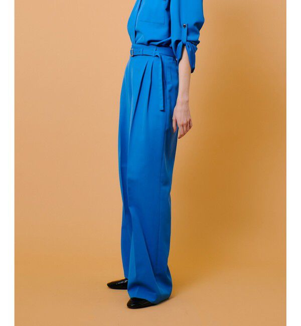 allureville「CRISPYカルゼタックパンツ」|チノ|