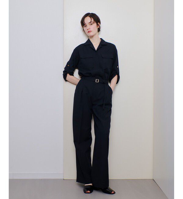 allureville「CRISPYカルゼターンバックシャツ」|シャツ・ブラウス|