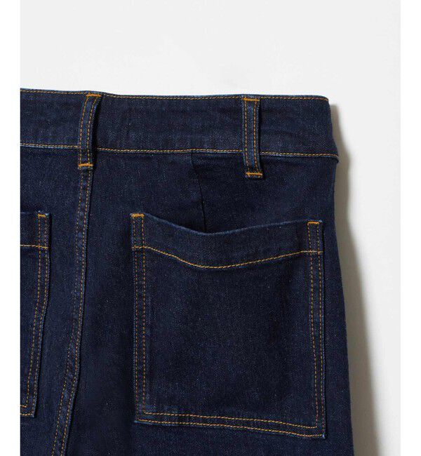 LOULOU WILLOUGHBY「【LOULOU WILLOUGHBY】デニムヘムフリンジパンツ」|デニム|