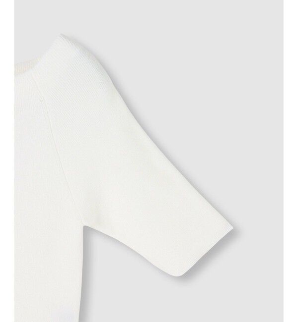 allureville「◇ 2WAY ネック5分袖プルオーバー」|ニット・セーター|