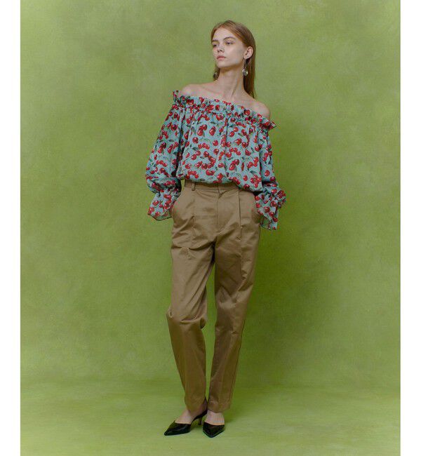 LOULOU WILLOUGHBY「【LOULOU WILLOUGHBY】タックチノパンツ」|チノ|