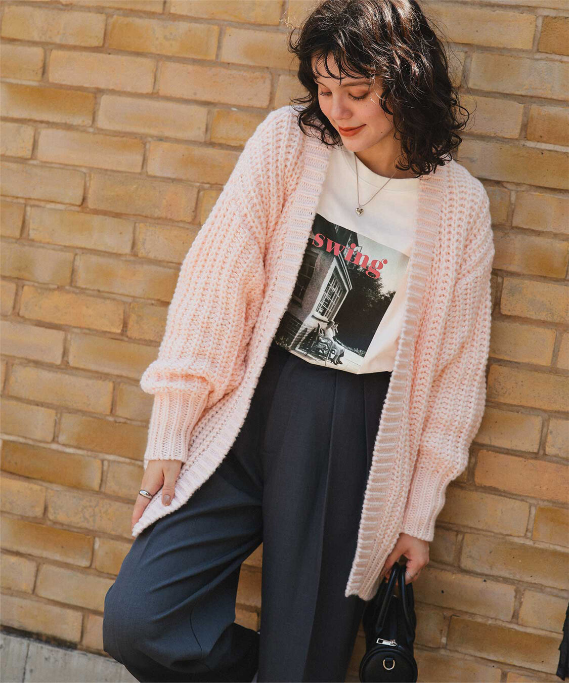 titivate「ヴィンテージライクフォトプリントロングスリーブTシャツ」|Tシャツ・カットソー|