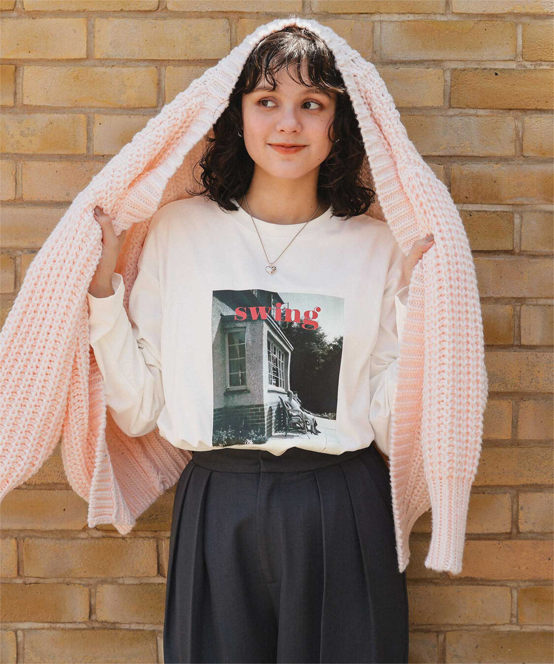 titivate「ヴィンテージライクフォトプリントロングスリーブTシャツ」|Tシャツ・カットソー|