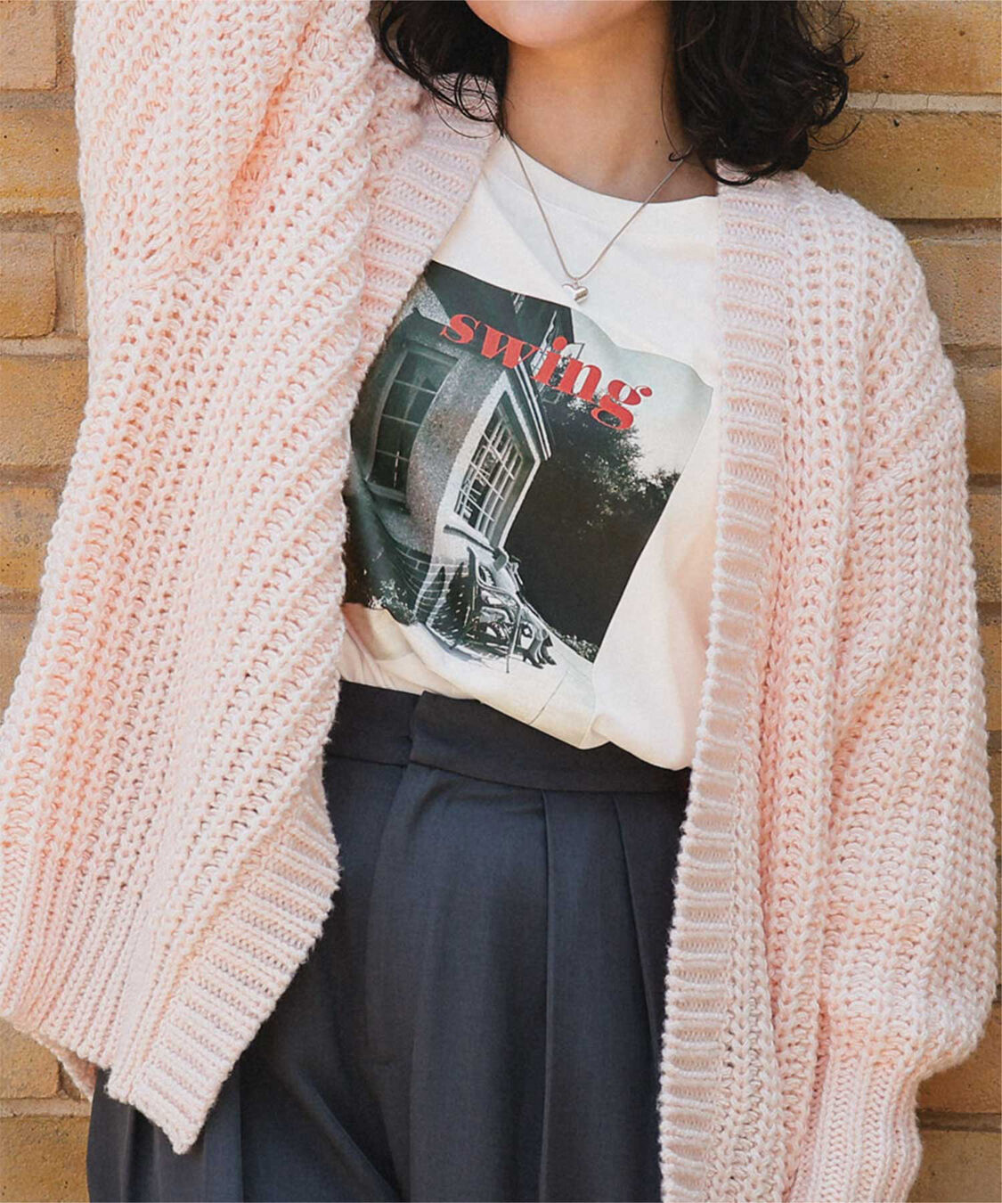 titivate「ヴィンテージライクフォトプリントロングスリーブTシャツ」|Tシャツ・カットソー|