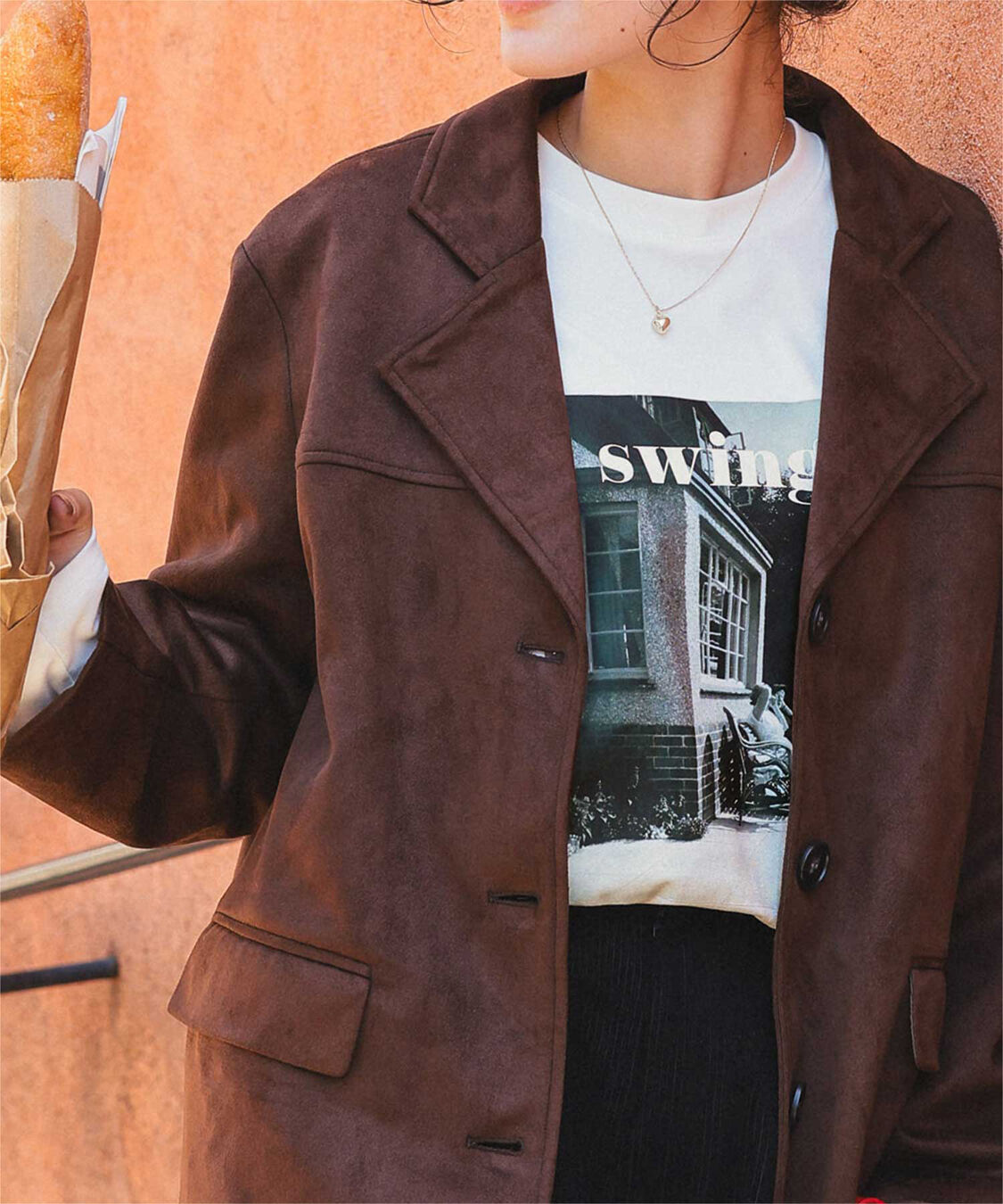 titivate「ヴィンテージライクフォトプリントロングスリーブTシャツ」|Tシャツ・カットソー|