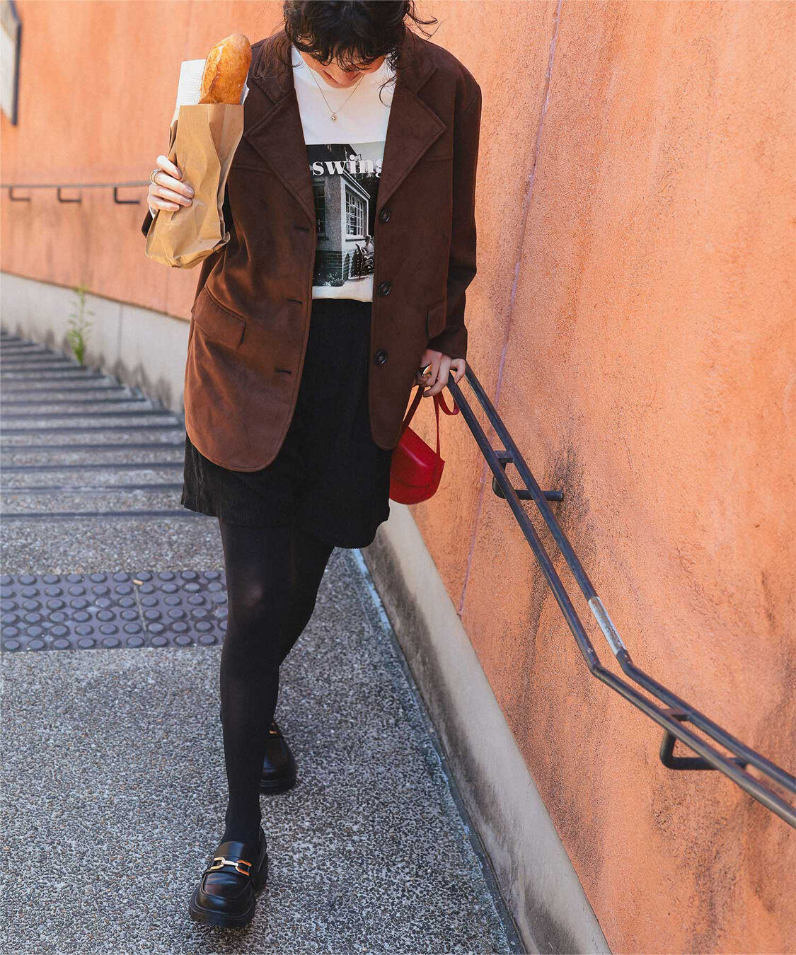 titivate「ヴィンテージライクフォトプリントロングスリーブTシャツ」|Tシャツ・カットソー|