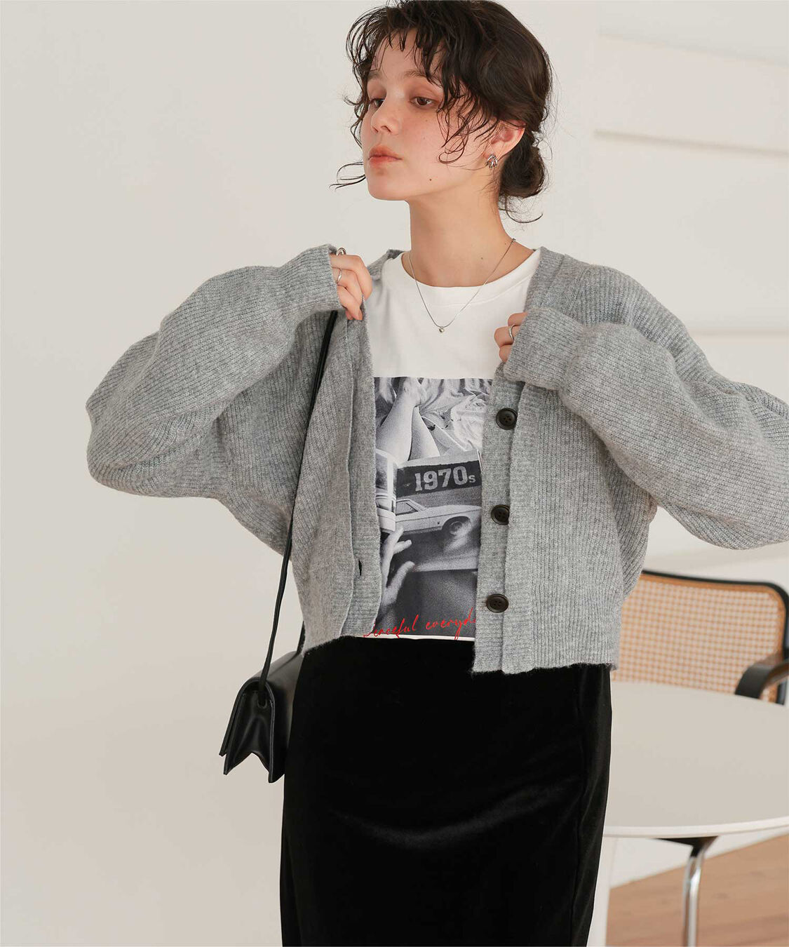 titivate「ヴィンテージライクフォトプリントロングスリーブTシャツ」|Tシャツ・カットソー|