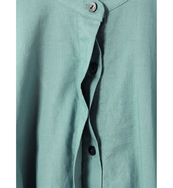 mizuiro ind「mizuiro ind ピンタックパフスリーブシャツ」|シャツ・ブラウス|