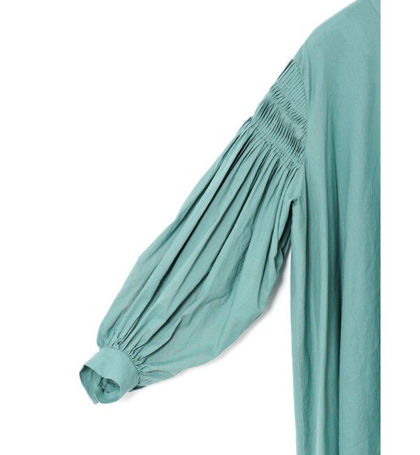 mizuiro ind「mizuiro ind ピンタックパフスリーブシャツ」|シャツ・ブラウス|