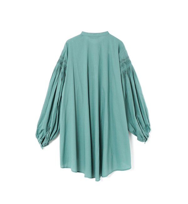 mizuiro ind「mizuiro ind ピンタックパフスリーブシャツ」|シャツ・ブラウス|