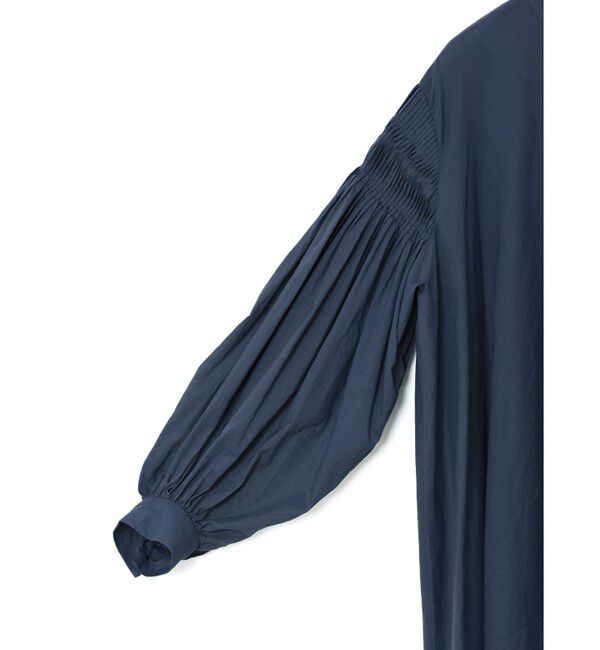 mizuiro ind「mizuiro ind ピンタックパフスリーブシャツ」|シャツ・ブラウス|