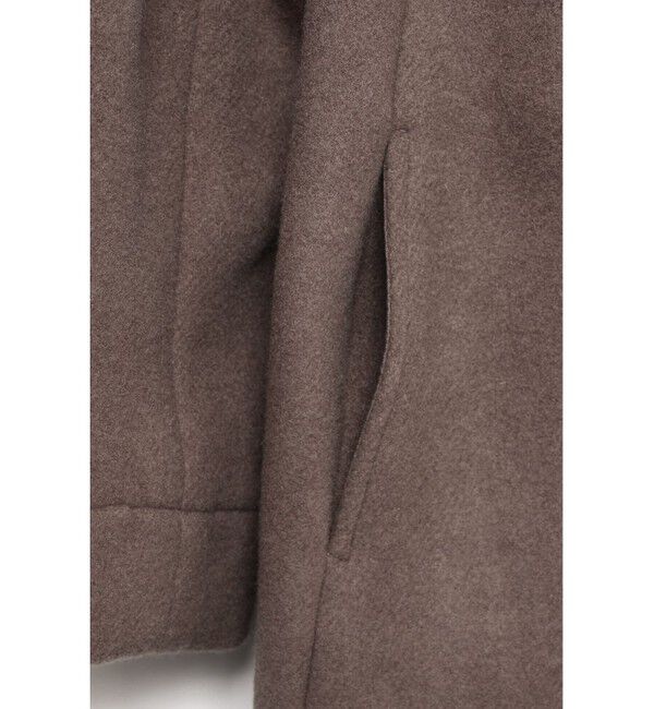 mizuiro ind「mizuiro ind Aラインフード付きコート」|その他|