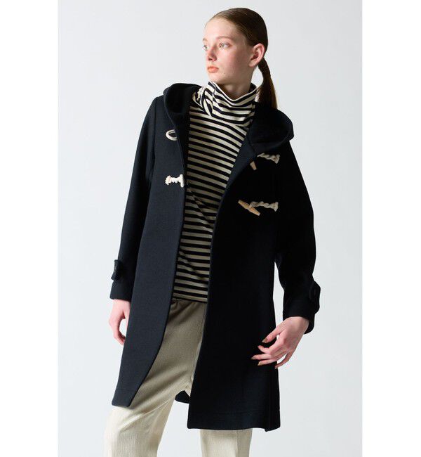 mizuiro ind「mizuiro ind Aラインフード付きコート」|その他|