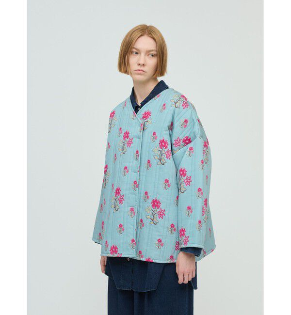 mizuiro ind「mizuiro ind プリントキルティングジャケット」|その他|