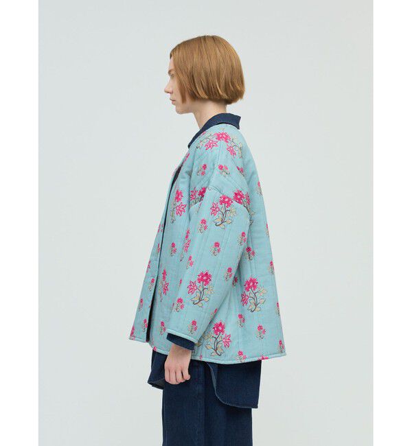 mizuiro ind「mizuiro ind プリントキルティングジャケット」|その他|