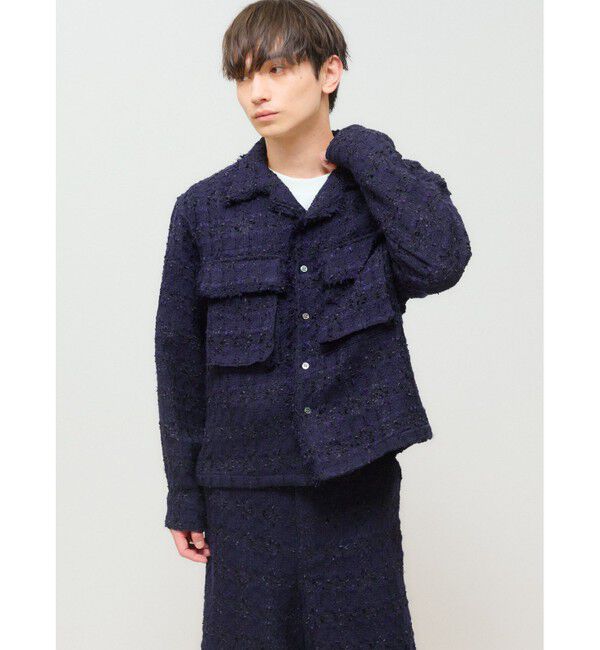 MIDIUMISOLID「MIDIUMISOLID Men&rsquo;s ブライトツイードブルゾン」|その他|