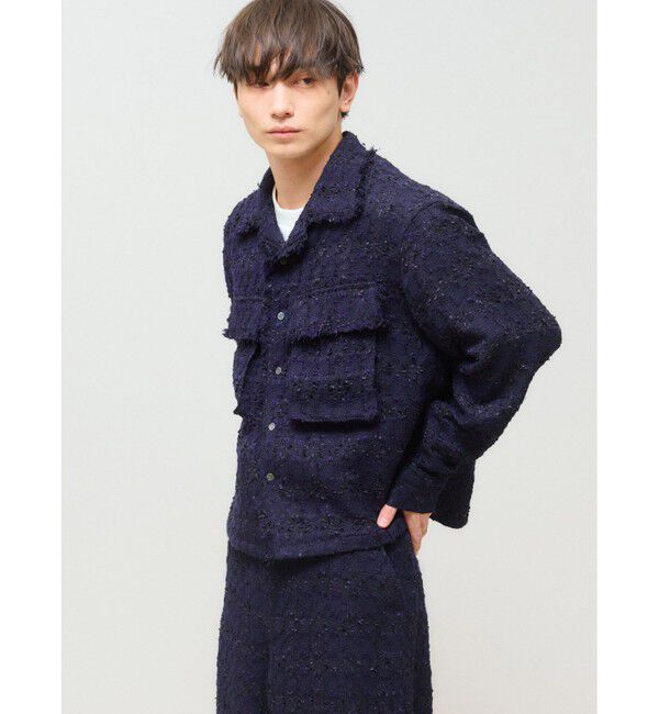 MIDIUMISOLID「MIDIUMISOLID Men&rsquo;s ブライトツイードブルゾン」|その他|