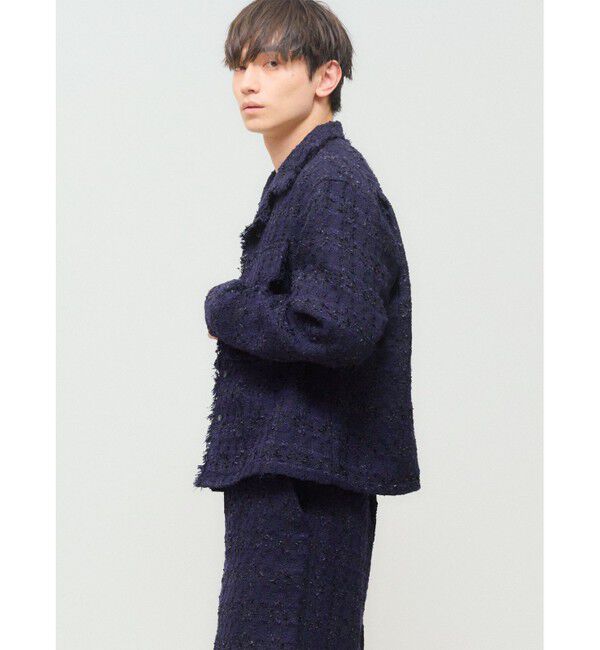 MIDIUMISOLID「MIDIUMISOLID Men&rsquo;s ブライトツイードブルゾン」|その他|