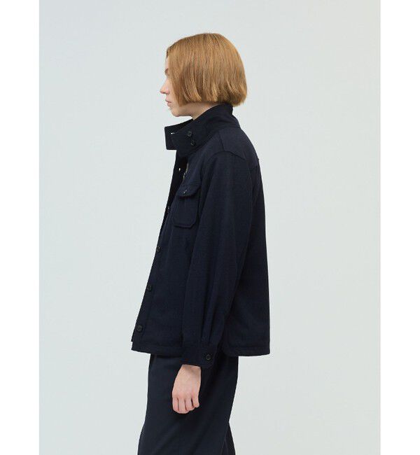 mizuiro ind「mizuiro ind バックボアシャツジャケット」|その他|