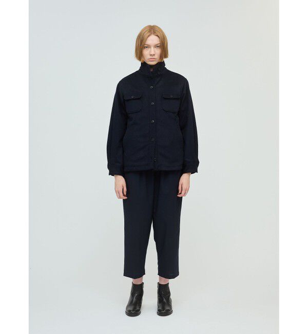 mizuiro ind「mizuiro ind バックボアシャツジャケット」|その他|