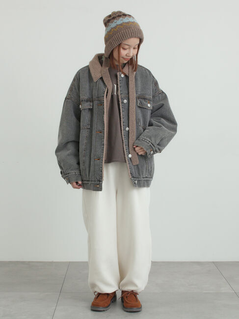 Samansa Mos2「シンプルロゴアソート裏起毛スウェット」|Tシャツ・カットソー|