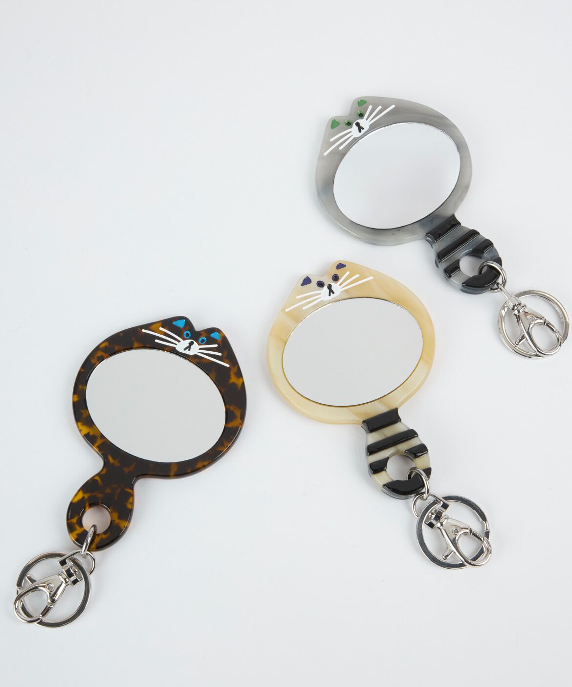 FAVORITE SUKINAMONO「キャットミラーキーチャーム《TRESSE》」|チャーム・キーホルダー|