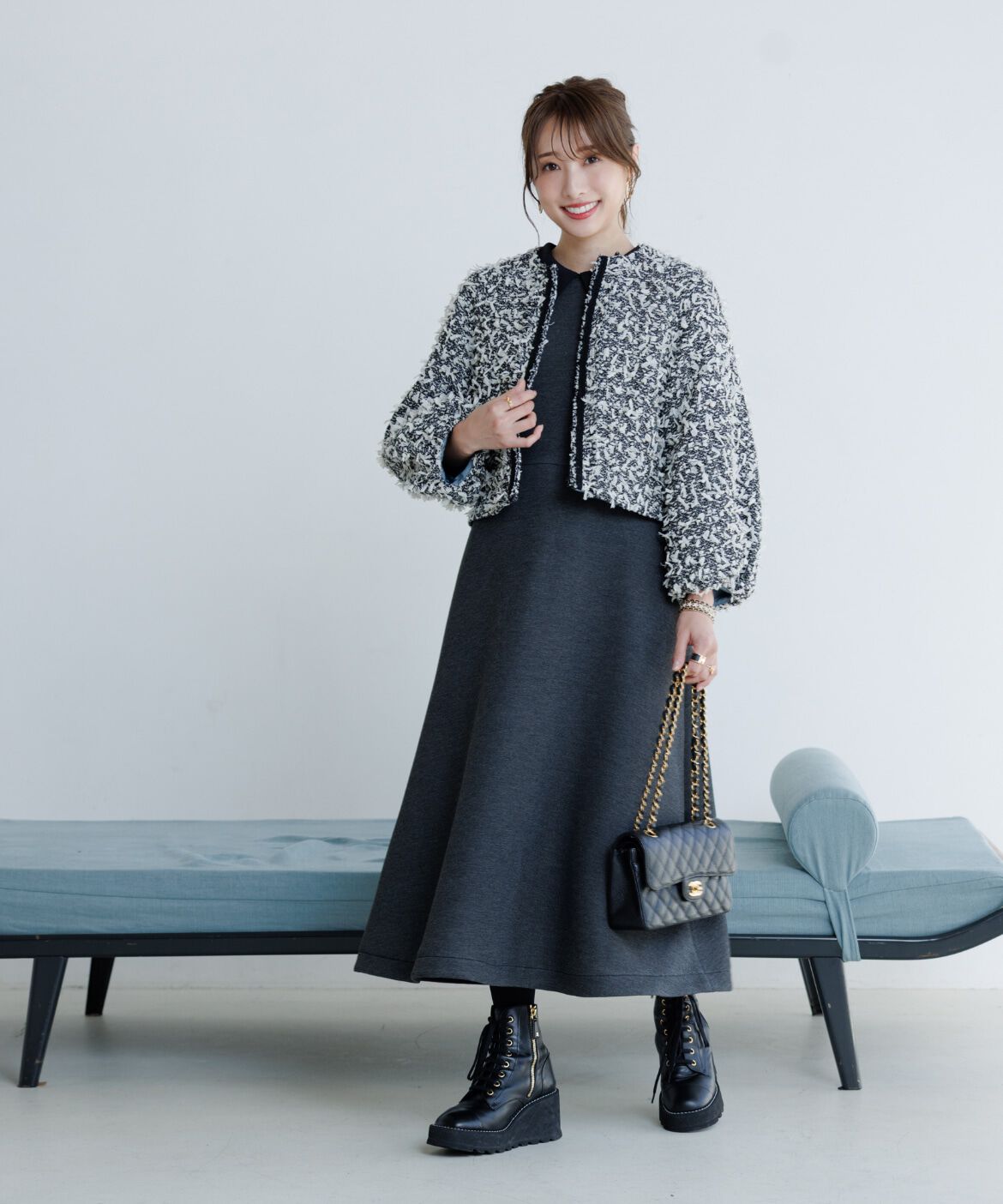 Maglie le cassetto「《M Maglie le cassetto&times;冨張愛》ツイードで魅せるこなれブルゾン」|その他|