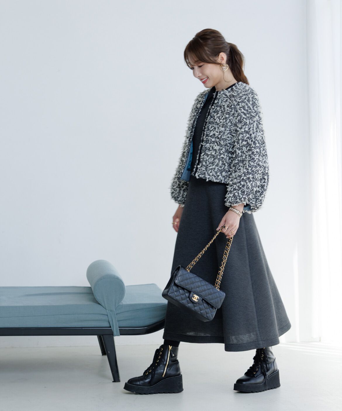 Maglie le cassetto「《M Maglie le cassetto&times;冨張愛》ツイードで魅せるこなれブルゾン」|その他|