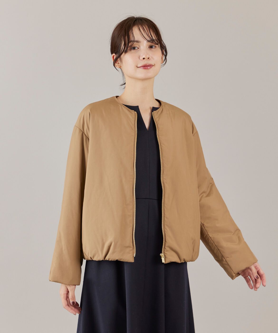 INED「ノーカラー中綿ブルゾン《LIMONTA EAST》」|その他|